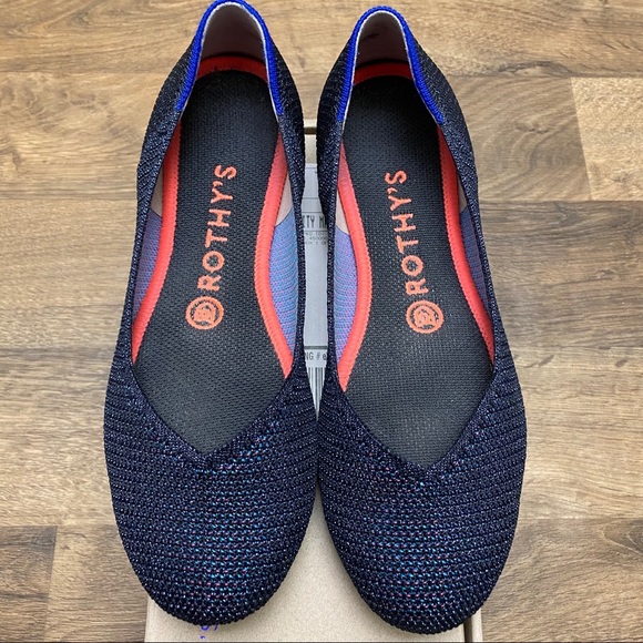 Rothy’s Special Edition Metallic Lattice Flats 7.5 - Picture 1 of 10